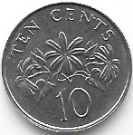 Singapur 10 c.1989