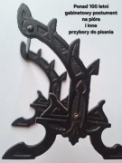 Ponad 100 letni gabinetowy postument na pióra i inne przybory do pisania