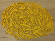 LEGO Technic belki proste żółte ok 475g