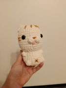 Średni pluszowy kot 