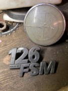 LOGO FIAT 126 MADE BY FSM EMBLEMAT OE