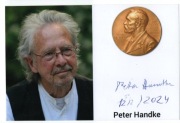 Peter Handke, autograf, laureat nagrody Nobla 