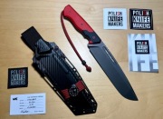 Nóż MK Knives & Tools Crowbar Postapo Daredevil Elmax Red/Black Carbon