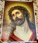 Przedwojenny oleodruk Ecce Homo