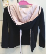 Bluza rozpinana z kapturem i uszami zająca/królika 104/110 