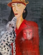 Dziewczyna z chińskim grzywaczem