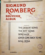 Sigmunt Romberg. Souvenir Album. Nuty. 5 utw na fortepian