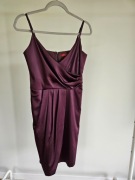 Sukienka Hallhuber | Ciemnofioletowa | Elegancka | Rozmiar 36 