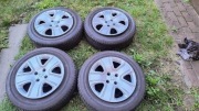 Koła felgi opony dacia RENAULT 4x100 185/65r15 Bridgestone turanza t005