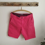 Spodenki męskie Superdry International, koralowe, r. M/L – stan bardzo dobr