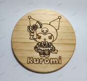 Drewniana podstawka pod kubki filiżanki szklanki unikatowe wzory