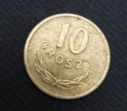 Moneta 10 groszy 1963 Al 