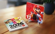NOWY kalendarz kartkowy na biurko My Nintendo 2026 Mario Kart Zelda Yoshi