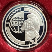 10 złotych Wstąpienie Polski do NATO 1999