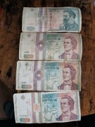 1000 lei 500 lei Rumunia Romania 1991 1992 1993