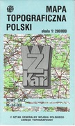 Wojskowa Mapa Topograficzna Polski - Nowy Sącz (M-34-XXI)