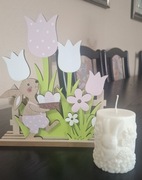 Wielkanocna świeczka sojowa