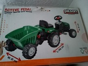 Traktorek dziecięcy Pilsan czarny, zielony