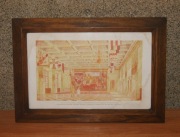 Stary obrazek Sala Senatorska Zamku Królewskiego na Wawelu