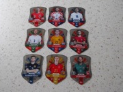 Karty piłkarskie EURO 2024, karty PRO ELITE SHILD. Komplet 9 kart.