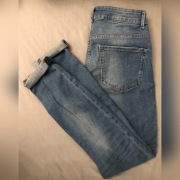 Spodnie jeansy rurki Lindex