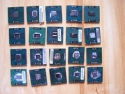 Plastikowe procesory Intel z laptopów sztuk 20