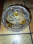 Kryształowa miska z PRL