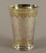 Kubek srebro  Augsburg XVIII w. 1747 r. -1749 r