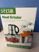 Elektryczny rozdrabniacz / maszynka do mięsa SPZTJK – 2 misy, 3 prędkości