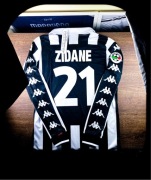(L) ZINEDINE ZIDANE 21 JUVENTUS 99/00 LEGA CALCIO RETRO LONG SLEEVE KAPPA