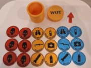 KAPSLE TAKTYCZNE WOT PUDEŁKO MAGNESY 