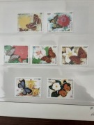 Kambodża 1991  Mi  1253-9    owady motyl  idealna pozycja 