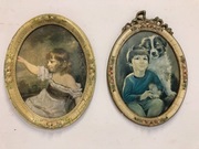 DWIA PIĘKNE OBRAZY MEDALIONY TRANSPORT CAŁA POLSKA 