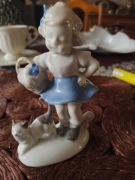  Lippelsdorf Dziewczynka  z kotem Foreign 9421