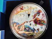 STWORZENIE ADAMA Micropuzzle Treasures Edycja Specjalna 5 Oz 20$ Palau 2023
