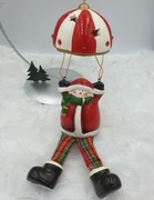 Zawieszka ceramiczna świecąca Bałwanek ze spadochronem