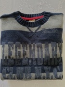 Sweter Męski w Paski Elegancki Klasyczny Styl Dla Wielu Stylizacji