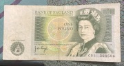 Banknot 1 Funt Anglia