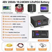 Magazyn Energii 10 KW LiFePO4 48V 200Ah