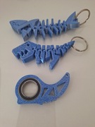 Keyrambit + rekinek+dinozaur . Czli obrotowy z łożyskiem