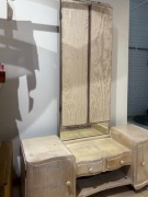 Toaletka z lustrami, oryginalna, po renowacji