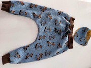 Półśpiochy spodnie niemowlece lisek 68