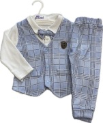 Komplet elegancki z kamizelką rozmiar 86