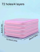 1 szt. Piórnik o dużej pojemności w błyszczących kolorach, 