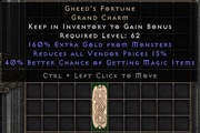 D2R Fortuna Gheeda Diablo 2 Resurrected Gheed 37+MF