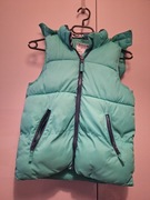 bezrękawnik wiosenny przejściowa zielony dziecięcy 116cm