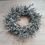 Wianek wieniec z bazi wiosenny Wielkanocny eko