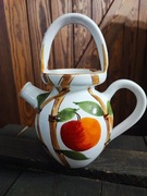 Ceramiczny dzbanek konewka sielskie wiejskie Vintage