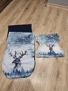 Śpiworek do wózka z mufką