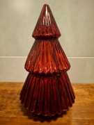 SZKLANA CHOINKA CZERWONA WYSOKA 30CM JAK HOME&YOU